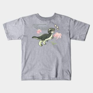 Carter Carnotaurus Shouts! Kids T-Shirt